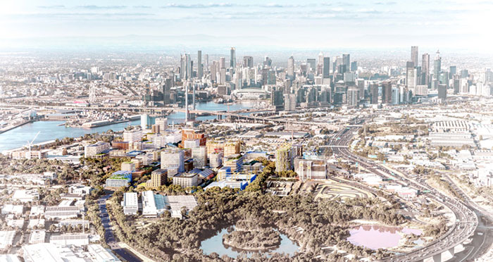 Aerial_view_Innovation_Precinct_Fishermans_Bend_Melbourne_2050
