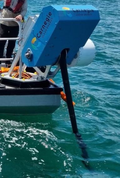 MoorPower™ Scaled Demonstrator Module deplopyed in water