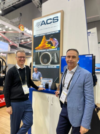 Paul Falzon & Rodney Thomson at ACS Australia stand representing the leadership team.​