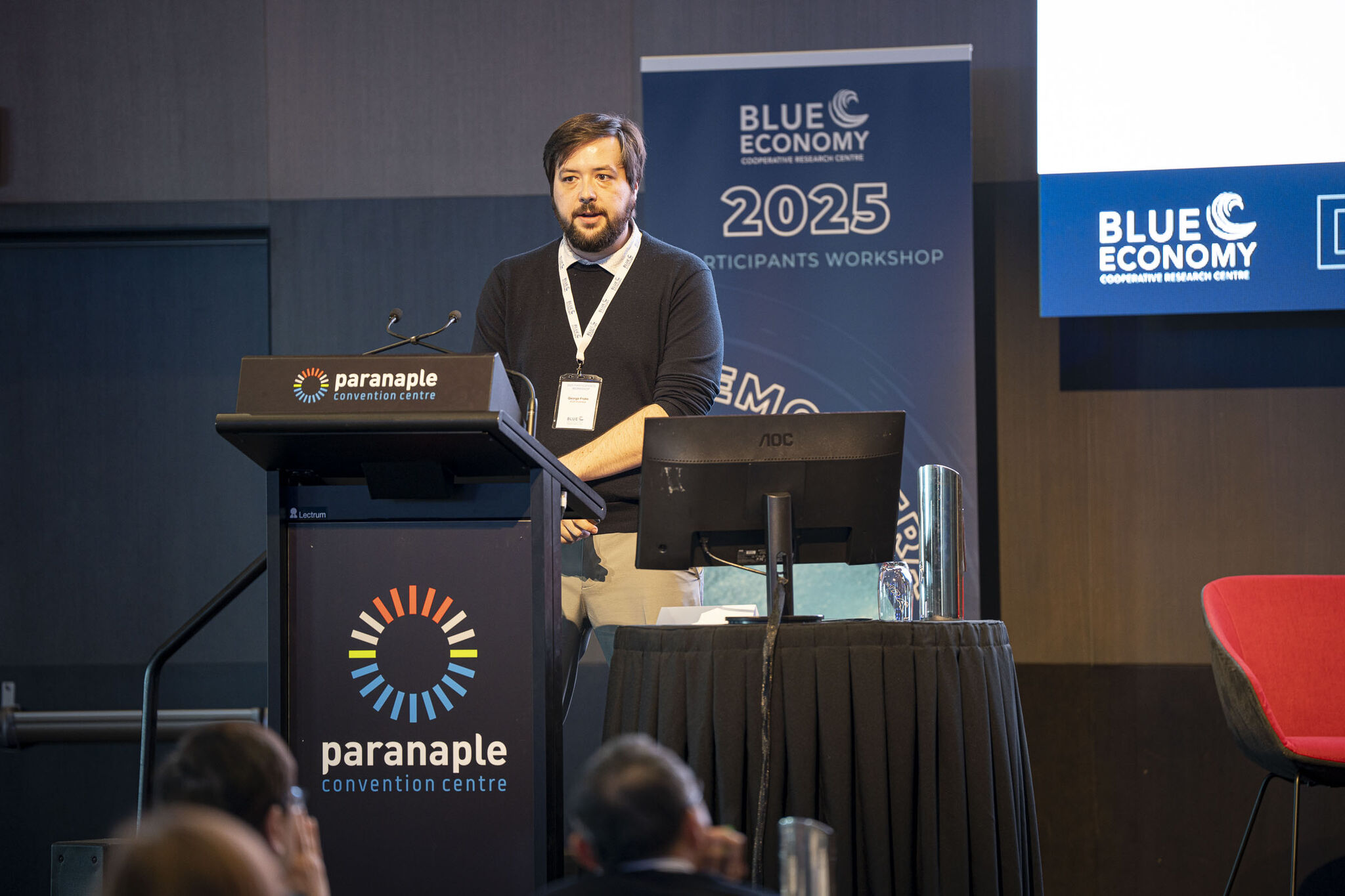 George Frake III Presenting at BECRC Participants Workshop May 2025