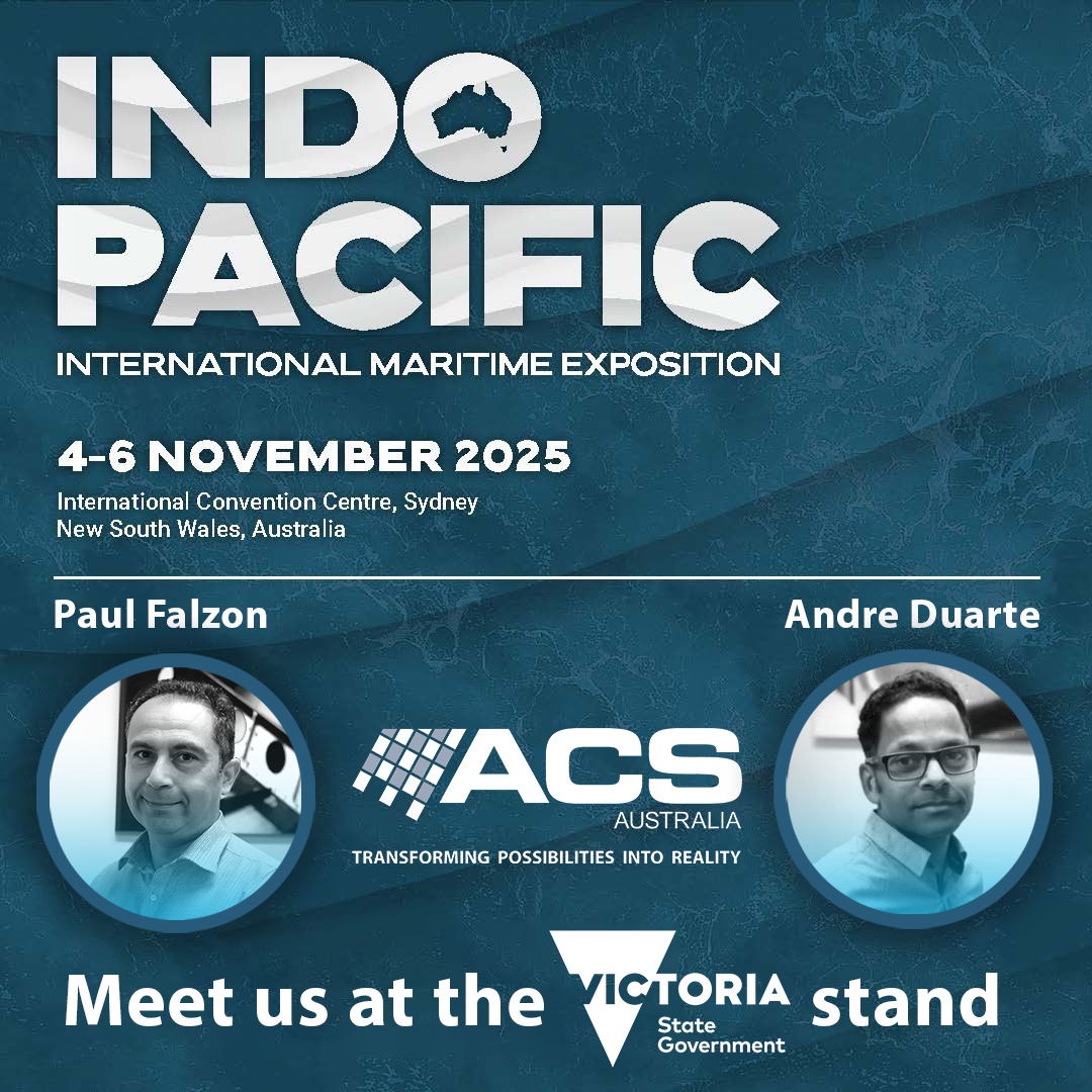 IndoPacific International Maritime Exposition 4-6 November 2025 in Sydney - ACS Australia exhbiting