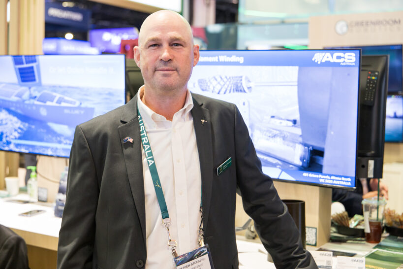 Mat Stoessinger (Principal Engineer) at ACS Australia at Team Australia Stand at SAS Expo 2026