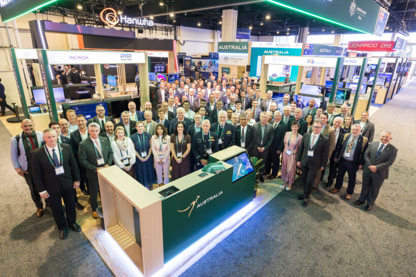 Team Australia Stand Group Photo SAS Expo 2026